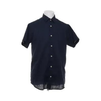 Kortærmet skjorte (Blå) fra Marcus Bomuld, Linned, Polyester, Viscose
