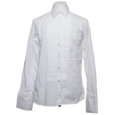 Tuxedo shirt (White) from Dobell Cotton