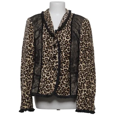 Blazer (Black, Beige) from Apriori Acetate, Cotton, Polyamide