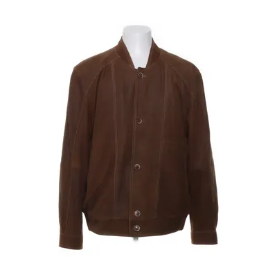 Läderjacka (Brun) från Bugatti Bomull, Polyester