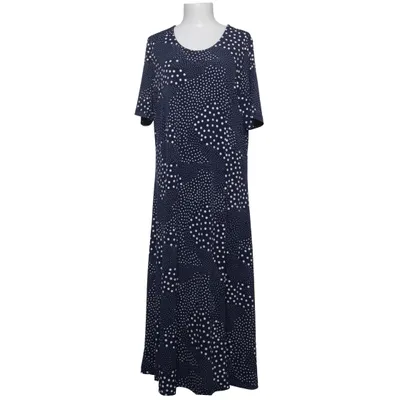Jurk (Blauw, Wit) van BPC Bonprix Collection Elastaan, Polyester
