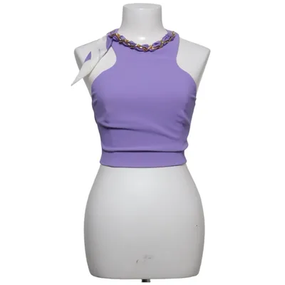 Crop top (Lila) van Elisabetta Franchi Elastaan, Polyester
