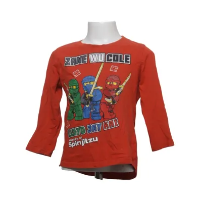 Långärmad t-shirt (Röd, Flerfärgad) från LEGO Bomull