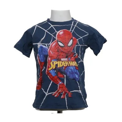 T-shirt (Blå, Röd, Flerfärgad) från Marvel Spiderman Bomull