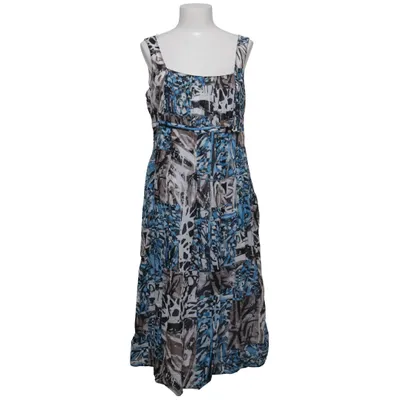 Robe (Bleu, Blanc, Noir) de Himmelblau Couture by Lola Paltinger Acétate, Coton, Nylon