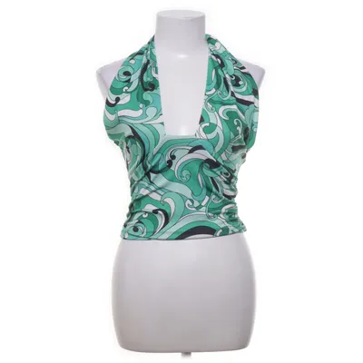 Haltertop (Groen, Zwart, Wit, Meerkleurig) van Bik Bok Elastaan, Gerecycled polyester