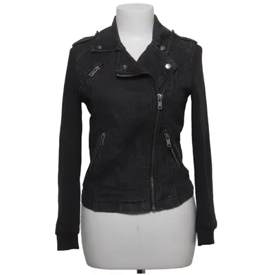 Biker jacket (Gray) from AC Cotton, Elastane, Polyester