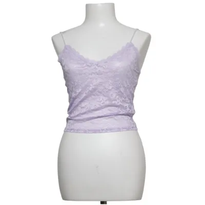 Crop top (Lila) van Divided by H&M Elastaan, Polyester