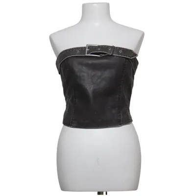 Tube top (Black) from Soya Fashion Cotton, Polyester, Polyurethane, Viscose
