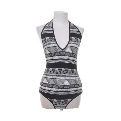 Baddräkt (Svart, Vit) från American Apparel Bomull, Elastan