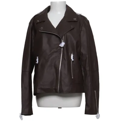 Bikerjack (Bruin) van VILA Polyurethaan, Viscose