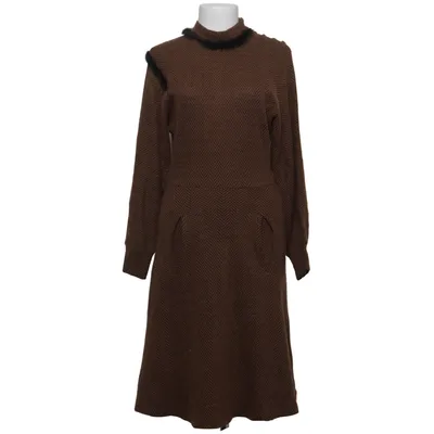 Robe (Marron) de Gabrielle Acétate, Viscose