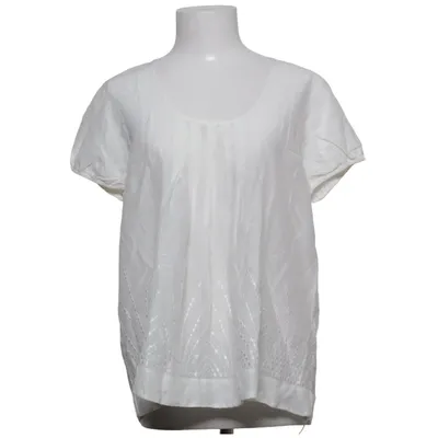 Top (White) from Flash Cotton, Silk