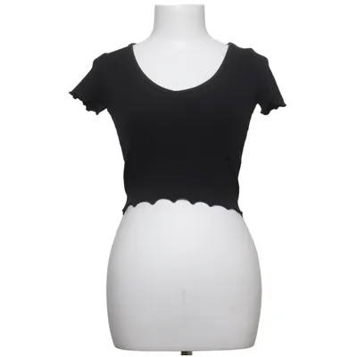 Haut (Noir) de Pull & Bear Coton, Élasthane