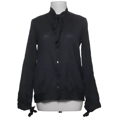 Strikblouse (Zwart) van Karl Lagerfeld Katoen, Zijde