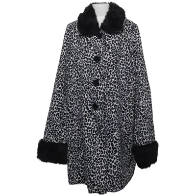 Manteau (Noir, Blanc) de H&M Acrylique, Polyester