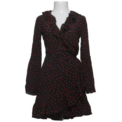 Robe portefeuille (Noir, Rouge) de Réalisation Soie