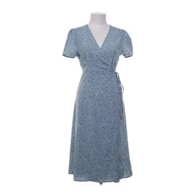 Omlottklänning (Blå, Vit) från Shein Polyester