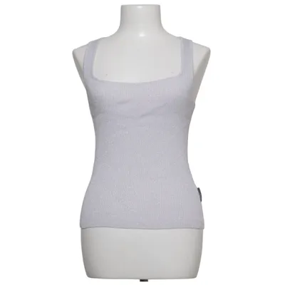 Tank­top (Grau) von John Richmond Metallfaser, Polyamid, Viskose