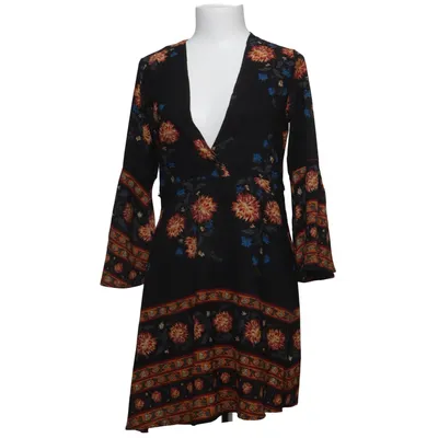 Wrap dress (Black, Multicolored) from Zaful Cotton, Polyester