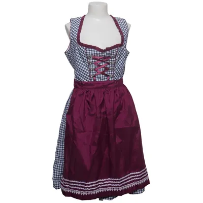 Dirndl (Bleu, Violet, Blanc) de Fuchs Trachtenmoden Coton, Polyester