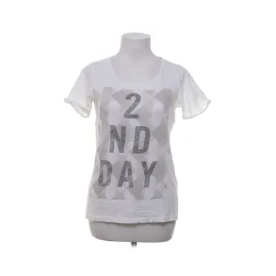 T-shirt (Hvid, Grå) fra 2NDDAY Bomuld