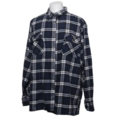 Flannel shirt (Blue, White, Black) from Woodstock Cotton