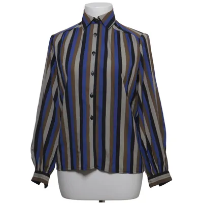 Blouse (Blue, Brown, Black) from Wahls Polyester