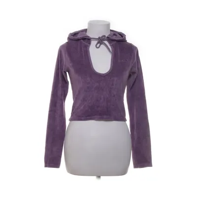 Capuchon sweater (Lila) van Iets Frans Katoen, Polyester