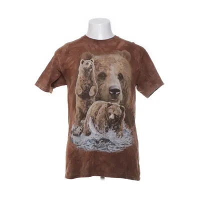 T-shirt (Brun, Flerfarvet) fra The Mountain Bomuld