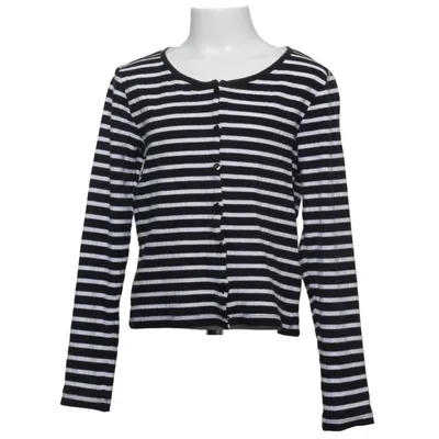 Cardigan (Black, White) from XOXO Friends Cotton, Elastane