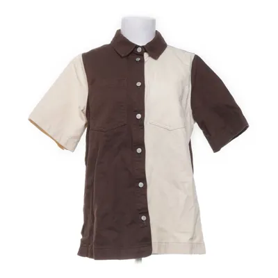 Kortärmad skjorta (Brun, Beige) från Envii Ekologisk bomull