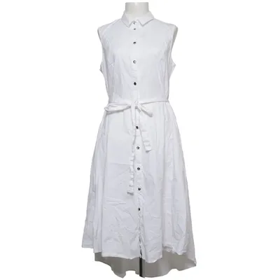 Robe chemise (Blanc) de Mohito Coton, Élasthane