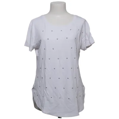 T-shirt (White) from Glitzy Elastane, Polyester, Viscose