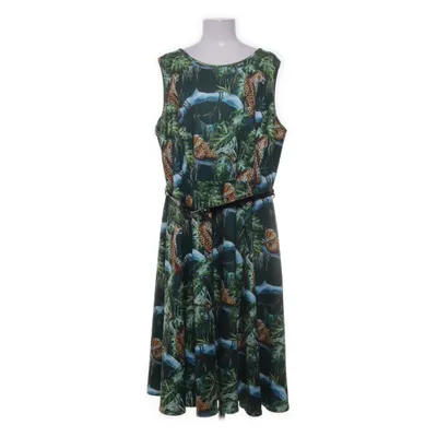 Klänning (Grön, Flerfärgad) från Lady Vintage Elastan, Polyester