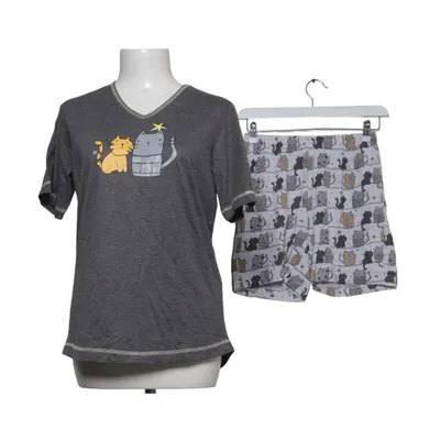 Pajamas (Gray, White) from Wäschepur Cotton, Polyester
