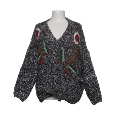 Cardigan (Gray, Black, White) from Coco Nut Acrylic, Polyester, Viscose