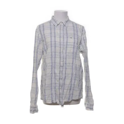 Skjorta (Vit, Blå) från Wrangler Bomull, Hampa
