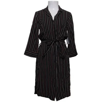 Skjortekjole (Sort, Brun, Hvid) fra Happy Holly Viscose