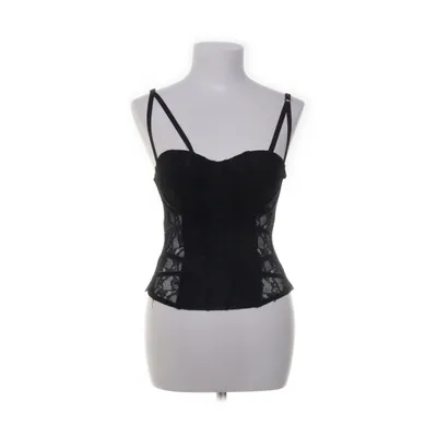 Korset (Zwart) van Charlotte Russe Nylon, Elastaan, Polyester