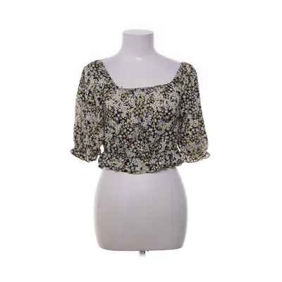 Crop top (Black, Yellow, White, Multicolored) from Stella Doca Polyester