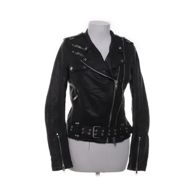 Leather jacket (Black, Red) from Jofama by Kenza Leather, Polyester
