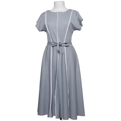 Dress (Gray, White) from Gabell Polyester