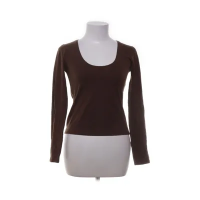 Långärmad t-shirt (Brun) från Zara Bomull, Elastan