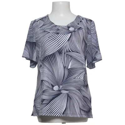 Top (Zwart, Wit) van Fair Lady Elastaan, Polyester