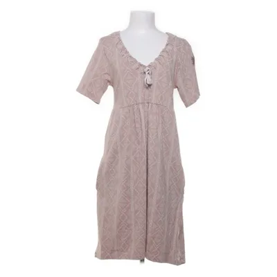 Dress (Beige, White) from House of Lola Cotton, Elastane
