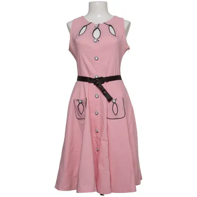 Dress (Pink) from Voodoo Vixen Cotton, Elastane, Polyester
