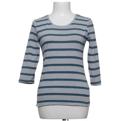 T-shirt à manches longues (Gris, Bleu) de Janina Stretch Coton, Élasthane, Viscose