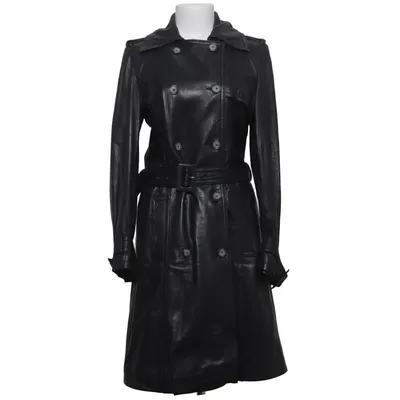 Leather coat (Black) from GANT Leather