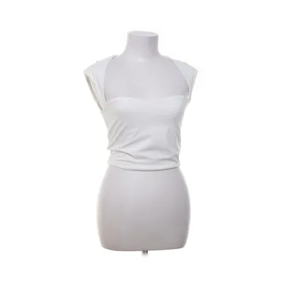 Topp (Vit) från Shein Elastan, Polyester